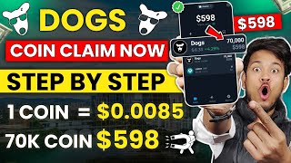 Dogs Airdrop Withdrawal  Dogs Airdrop Price  Dogs Airdrop Claim Process  Dogs Withdrawal [upl. by Pattin704]