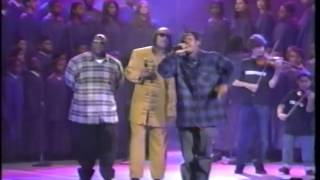 Coolio ft LV amp Stevie Wonder quotGangstas Paradisequot Live Billboard Awards 1995 [upl. by Vastha]