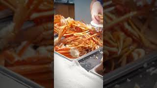 Feast Mode AllYouCanEat Crab at Tioga Downs County Fair Buffet kingcrab buffet eatallyoucan [upl. by Nerej778]