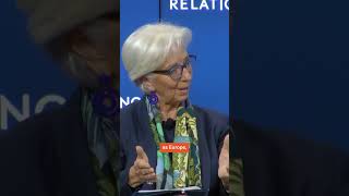 Christine Lagarde on showing confidence [upl. by Enomor]