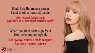 Money  LISA Lirik Lagu Terjemahan  TikTok Dolla bills dolla bills watch it fallin for me [upl. by Maise535]