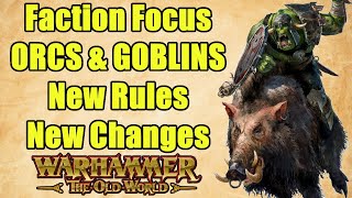 Orcs And Goblins  Rules Roster amp More  Warhammer The Old World  Warhammer Fantasy  Greenskins [upl. by Roseline421]