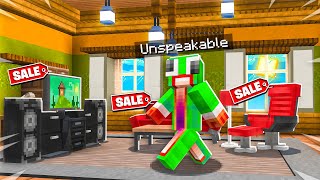 DAY OF FURNITURE SHOPPING IN MINECRAFT [upl. by Johannah]