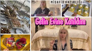 BEN GELDİM 🙋‍♀️ GELİN EVİ YARIŞMASINA KATILDIM I MİSAFİRLERİM VAR I MARKET ALIŞVERİŞİ  HAZIRLIK [upl. by Ondrej265]