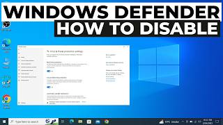 How to Turn Off Disable Windows Defender in Windows 10 2024 [upl. by Philps363]