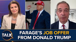 Leave WHO Over Pandemic Treaty  Nigel Farages Job Offer To Help Trumps Campaign [upl. by Le296]