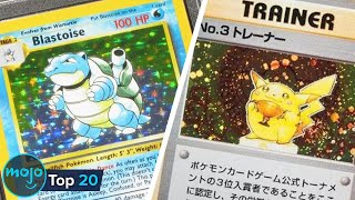 Top 20 Most Expensive Pokémon Cards [upl. by Petit]