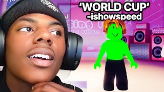 iShowSpeed Plays Roblox Karaoke [upl. by Kcolttam]