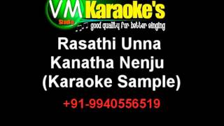 Rasathi Unna Kanatha Nenju Karaoke [upl. by Nicram]