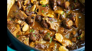 Jamaican Stewed Oxtails  CaribbeanPotcom [upl. by Einnahc]