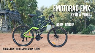 Emotorad EMX Detailed Review Video  Most Affordable Full Suspension EBike In India [upl. by Batty]