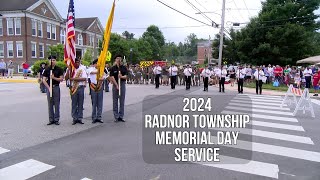 2024 Radnor Township Memorial Day Ceremony [upl. by Studner]