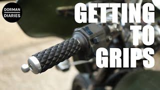 HOW TO FIT Motorbike Hand Grips [upl. by Anneyehc]