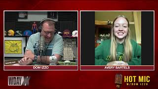 Hot Mic Interview Kindreds Avery Bartels on taking her golf game to NDSU [upl. by Aihsrop]