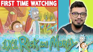 Rick and Morty  1x1 quotPilotquot  FIRST TIME REACTION [upl. by Sabec]