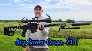 Sig Cross Review Pt 1 ammo testing [upl. by Rome]