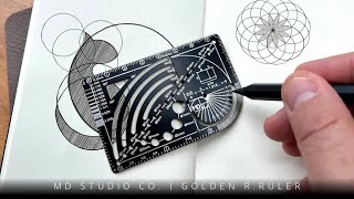 Now on Kickstarter Golden R Ruler Compact Sketch Tool Featuring The Golden Ratio [upl. by Reiche]