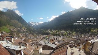 Timelapse 06102024  Webcam Casa Ciajeole  Moena Val di Fassa Dolomiti [upl. by Anuat]