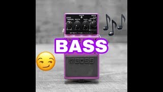 Flanger BOSS BF3 with BASS demo [upl. by Aerdnad]