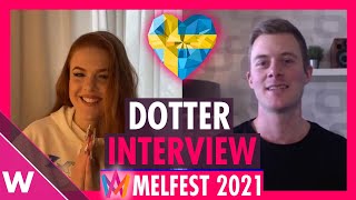 Dotter quotLittle Totquot  Melodifestivalen 2021  Interview before grand final [upl. by Nnairrehs]