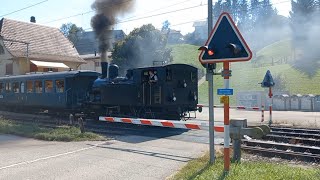 Bahnübergang Dürrenroth CH  Swiss Railroad Crossing [upl. by Aihsiek]