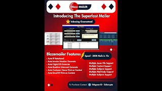 Bulk mailing software  Blazemailer  100 inboxing bulk mailer [upl. by Aniaj106]