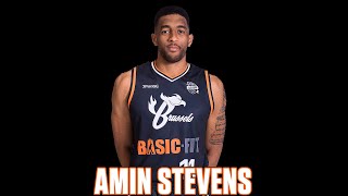 AMIN STEVENS  Basketball Highlights in Israel 202324 [upl. by Azpurua]