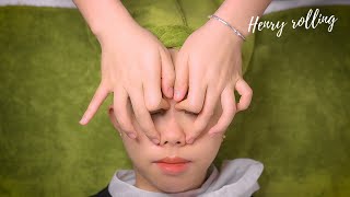 ASMR 😪 Art of Relaxation Beautiful Hands Movements Compilation  Asmr Head Spa amp Facial Massage [upl. by Ardnuhsor]