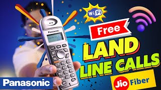 Best landline phone for jio fiber  Panasonic KXTG3611 cordless phone  best landline phone [upl. by Fia]