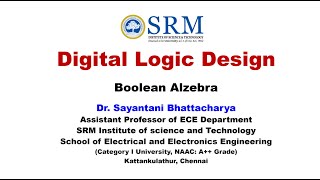 Digital Logic DesignBoolean Alzebra [upl. by Morgana]