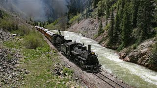 Durango amp Silverton Narrow Gauge Railroad  Through the San Juans [upl. by Irmo]