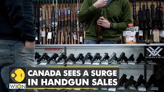 Canada sees a surge in handgun sales as Canadians rush to buy guns before the new law is implemented [upl. by Sisile]