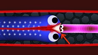 Slitherio IMPOSSIBLE SNAKE BATTLE  INVINCIBLE SNAKE  BEST MOMENTS [upl. by Ted871]