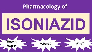 Isoniazid  Mechanism of Action  Clinical Uses  Side Effects [upl. by Erdua]