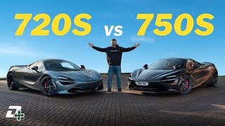 McLaren 750s vs 720s Review Head To Head Battle  Driven [upl. by Elyse405]