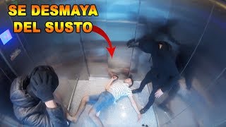 BROMA DEL MANIQUÍ EN EL ASCENSOR 1 Cámara Oculta [upl. by Aytak141]