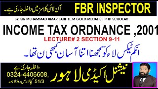 INCOME TAX ORDINANCE 2001 SECTION 911 [upl. by Sashenka423]