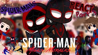 🕸️🕷️SPIDERMANs react to … Part 3🕷️🕸️ [upl. by Loferski913]