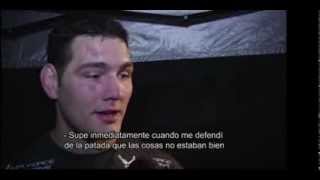 UFC 168 Entrevista con Chris Weidman [upl. by Eenyaj]