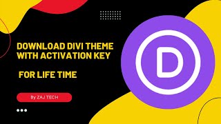 How To Download Divi theme Free  Wordpress Paid Divi theme With Free API Key [upl. by Domenico496]