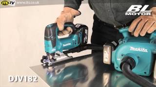 Makita DJV181 amp DJV182 18v liion Brushless Jigsaws [upl. by Agem58]