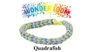 The Beadery WonderLoom Quadrafish Bracelet [upl. by Aldrich969]