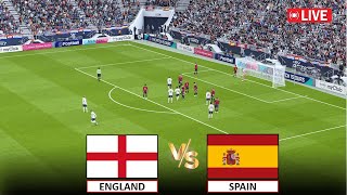 🔴LIVE  ENGLAND vs SPAIN UEFA EURO 2024 I THE FINAL MATCH I FULL MATCH STREAMING I eFOOTBALL PES 21 [upl. by Artemla]