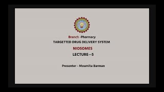 Novel Drug Delivery Systems NDDS  Niosomes Part2 AKTU Digital Education [upl. by Florentia69]