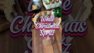 WHITE CHRISTMAS SPRITZ ✨🎄🥂👇holidaydrinks spritz champagne [upl. by Marilin]