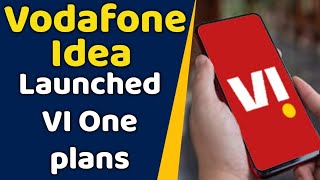 Vodafone Idea Launched VI One Plan  1 Plan for your Mobile broadband and OTT Benefits [upl. by Ysied]