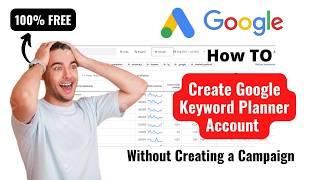 How to Create Google Keyword Planner Account  Google Keyword Planner for Keyword Research [upl. by Milurd]