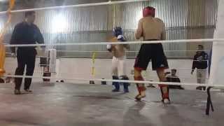 Kick boxing mi primer pelea [upl. by Esinad]