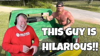 ROB REACTS TO GINGER BILLY RON BEER MOWER TESLER SIBER TRUCK [upl. by Anoik]