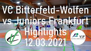 VC BitterfeldWolfen vs Juniors Frankfurt [upl. by Parke]